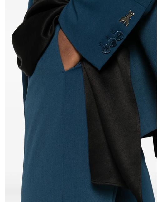 Patrizia Pepe Blue Slim Trousers