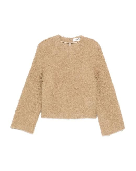 Séfr Natural Virgin Wool-Blend Jumper