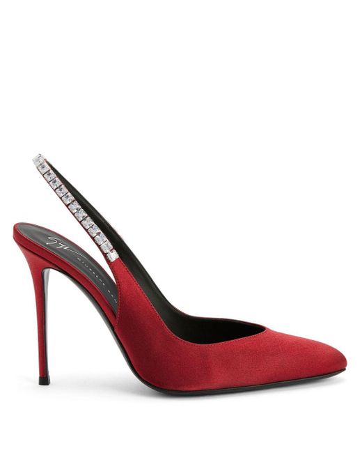 Zapatos Rachyl con tacón de 90mm Giuseppe Zanotti de color Red