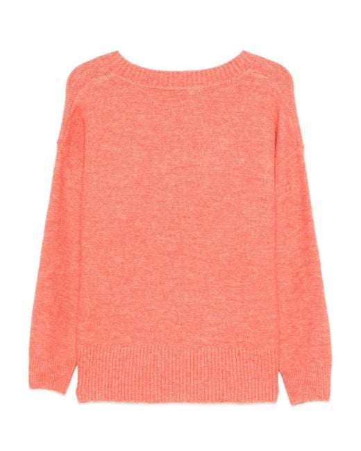 Superdry Pink V-Neck Sweater