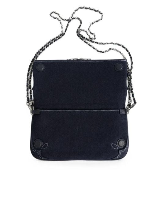 Zadig & Voltaire Blue Rock Denim Clutch