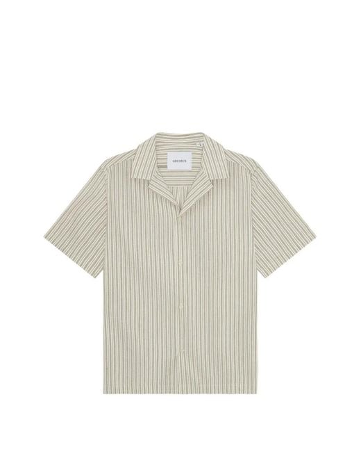 Les Deux White Linen Shirt for men