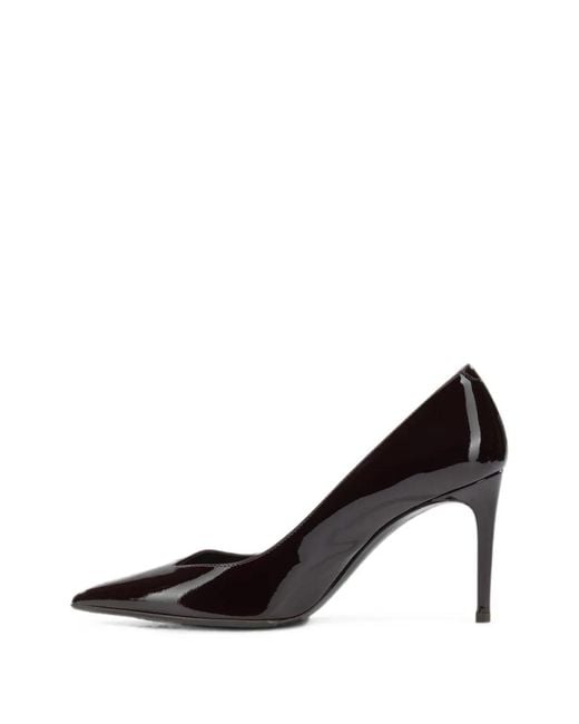 Sergio Levantesi Black Divina Pointed-Toe Pumps