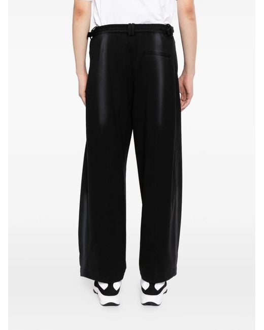 CROQUIS Black Loose Tapered Casual Pants for men