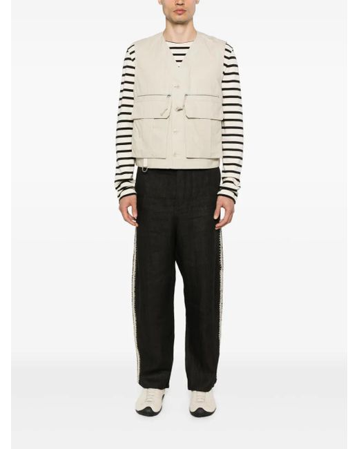Lemaire Technical Gilet in Natural for Men | Lyst