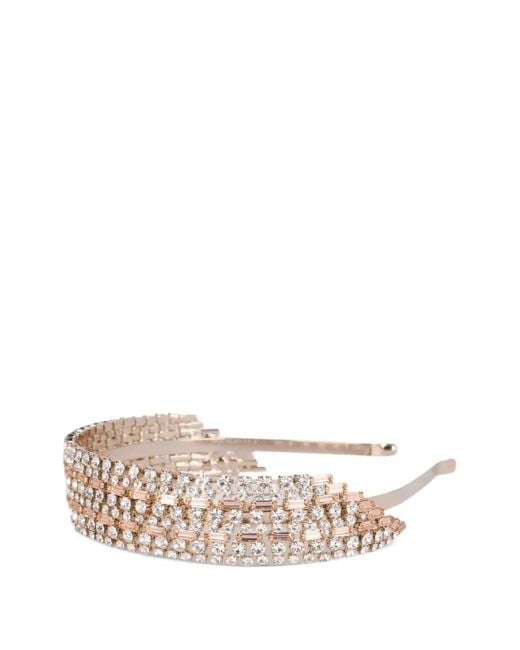 Rosantica Pink Crystal-Embellished Headband
