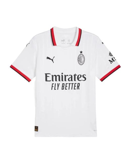 PUMA White Ac Milan 24/25 T-Shirt for men