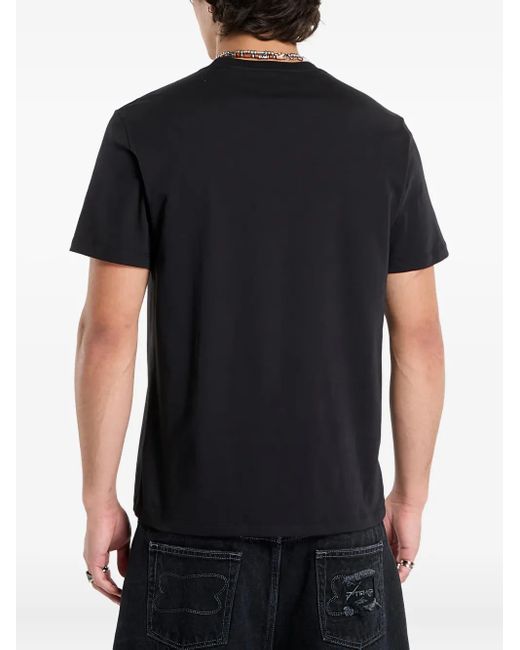 Calvin Klein Black Logo-Print T-Shirt for men