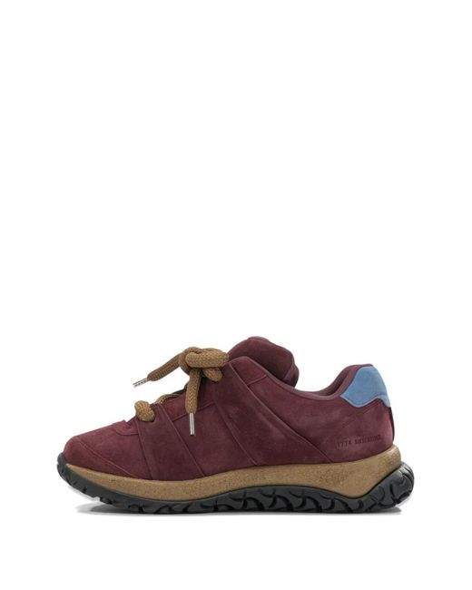 Birkenstock Brown Goerlitz 1774 Panelled Suede Sneakers for men