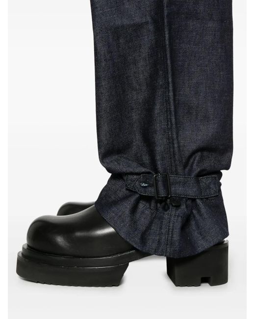 メンズ Mugler ベルテッド ジーンズ Gray
