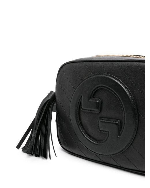 Gucci Kleine Blondie Leren Crossbodytas in het Black