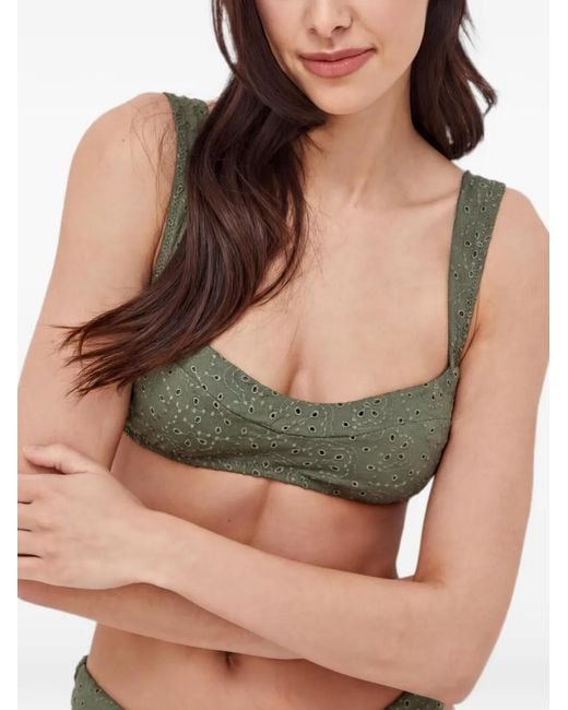 Polo Ralph Lauren Bikinitop Met Ringlets in het Green