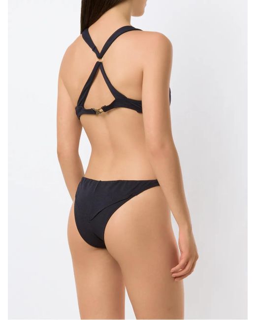 Amir Slama Black Cut Out One-Piece