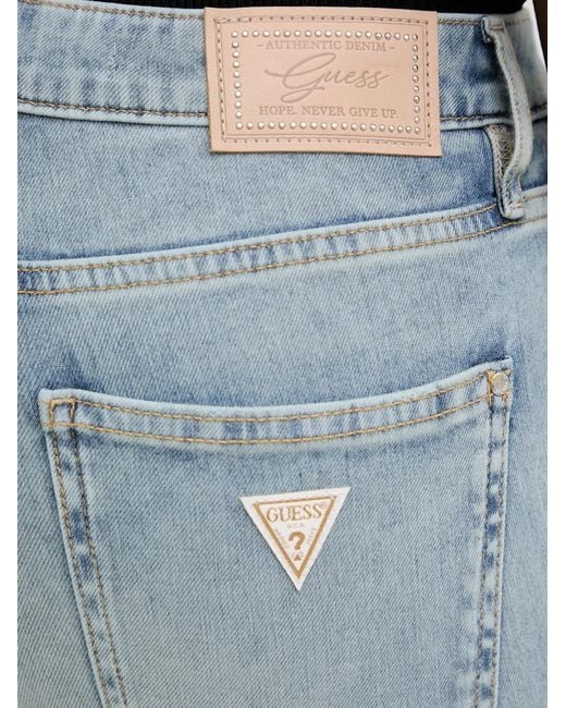 Guess Blue Jean Évasé À Effet Délavé