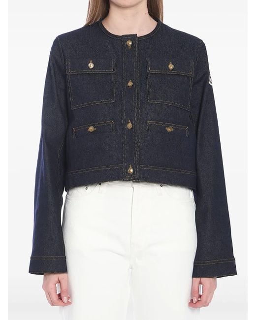 Moncler Blue Tencin Jacket