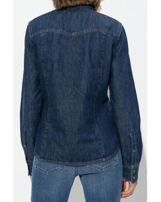 DIESEL Blue Denim Shirt De-Waves