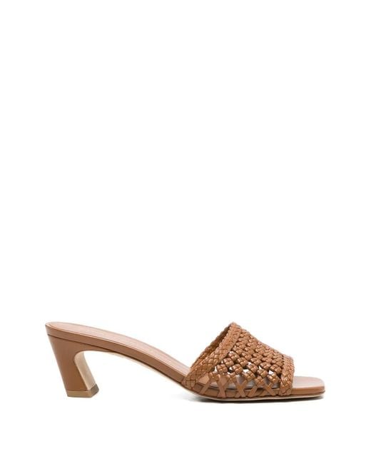 Stuart Weitzman Brown Marina Sandals