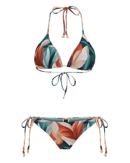 Lygia & Nanny White Maya Printed Bikini