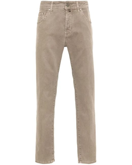 Jacob Cohen Natural Scott Slim-Cut Jeans for men