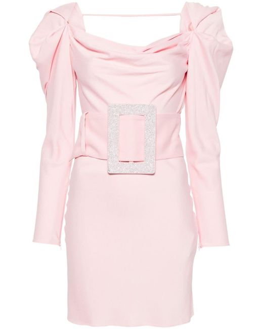 GIUSEPPE DI MORABITO Mini-jurk Met Col in het Pink