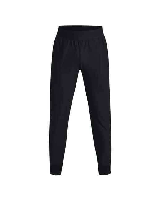 Under Armour Black Qualifier Run Elite Track Pants for men
