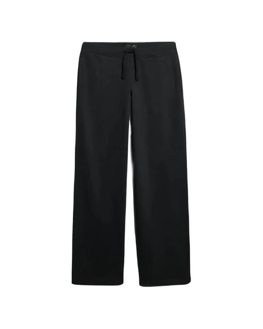 Superdry Black Studios Embroidered Track Pants