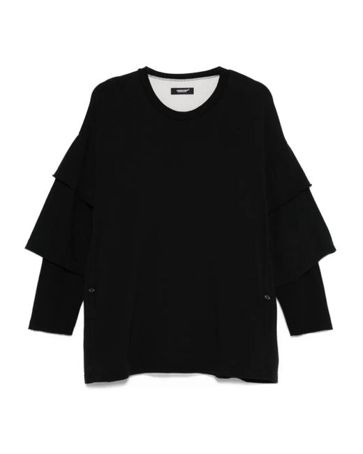 メンズ Undercover レイヤード Tシャツ Black
