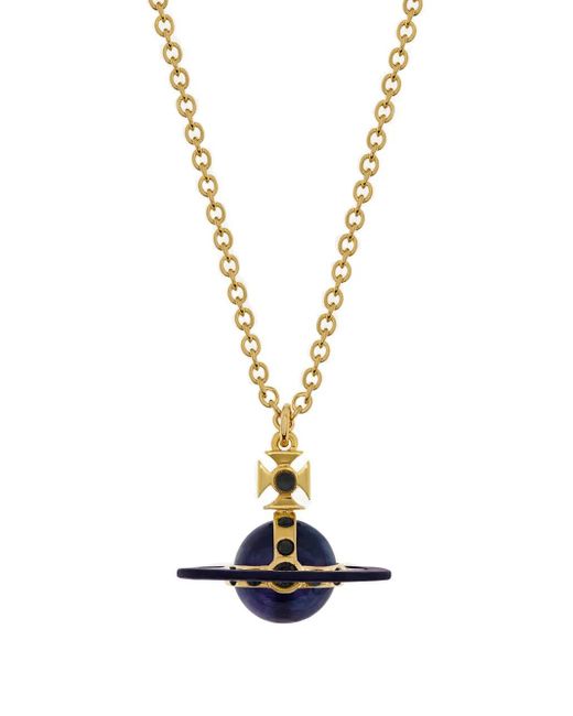 Vivienne Westwood Orb-pendant Necklace Metallic