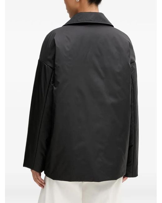Marc O' Polo Black Double-Breasted Padded Jacket