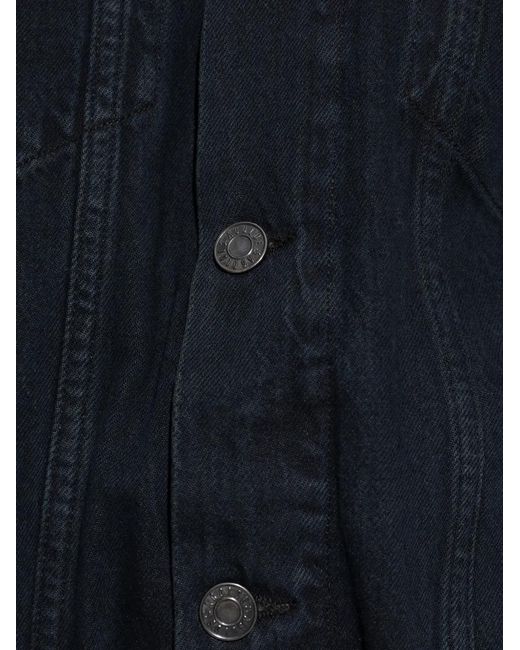 Agolde Blue Rubik Peplum Jacket