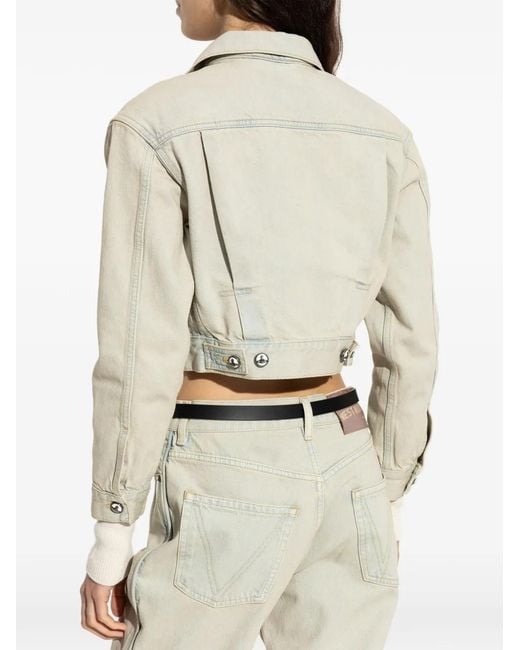 Vivienne Westwood White Buttoned Cropped Jacket