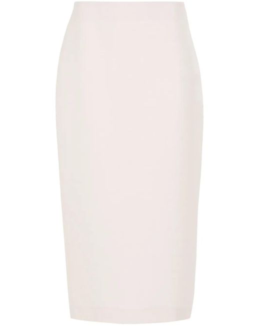 The Row White Bartellette Pencil Skirt