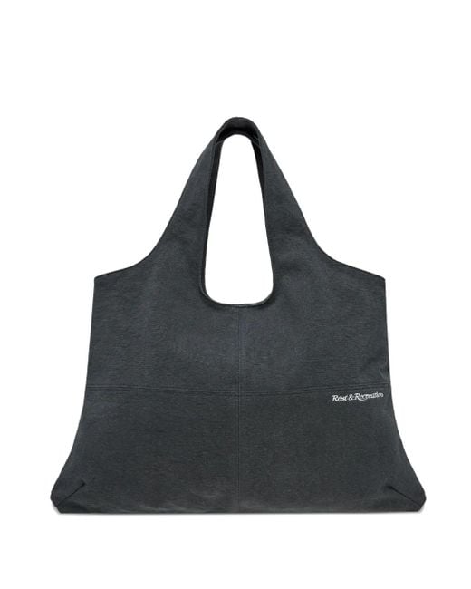 Rest&Recreation Black Shopper Aus Baumwolle
