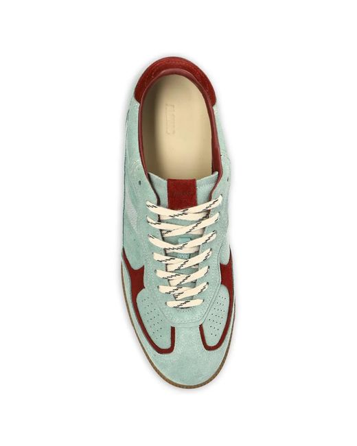 Alohas Green Tb 490 Suede Panelled Sneakers for men