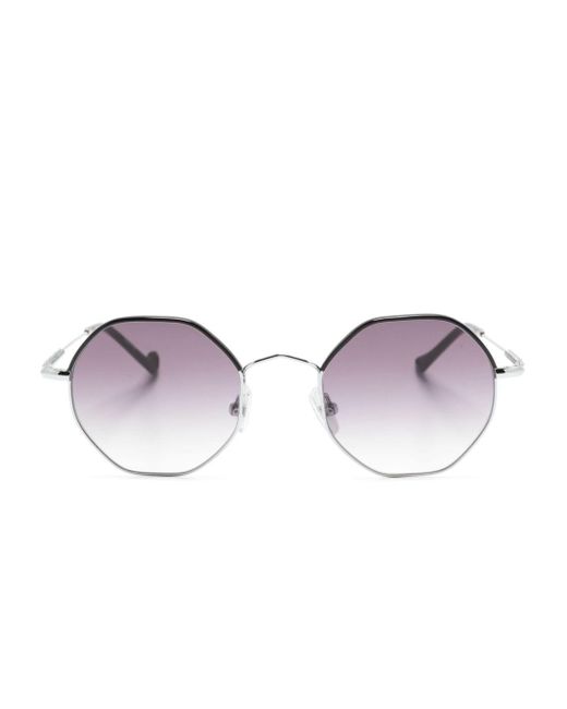 Eyepetizer Black Namib Geometric-frame Sunglasses