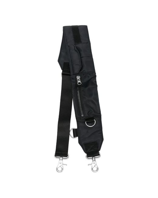 Topologie Black Zip-Pocket Strap for men