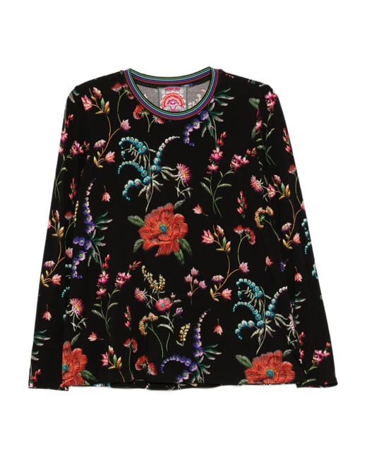 T-Shirt Janie Johnny Was en coloris Black