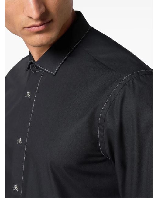 Philipp Plein Blue Sugar Daddy Shirt for men