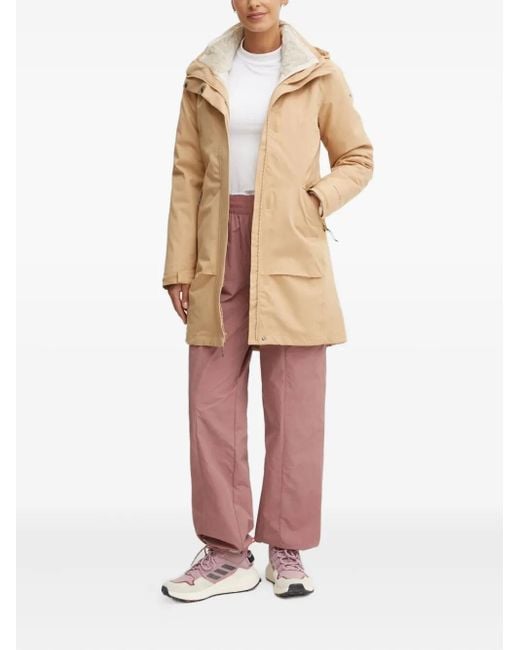 Columbia Natural Hooded Double-Layered Puffer Jacket