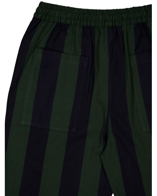 Marrakshi Life Black Striped Cotton Trousers