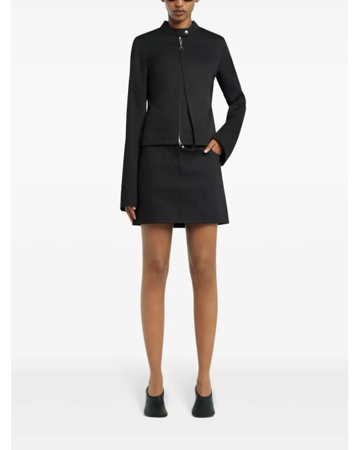 Courreges Black Zip-Strap Jacket