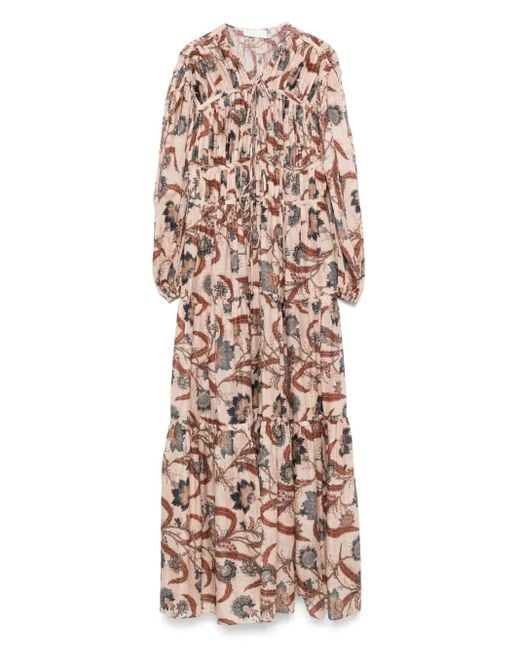 ワンピース ZIMMERMANN ASCENSION MAXI DRESS ZIMMERMANN Ascension Maxi Dress | Blue | FARFETCH