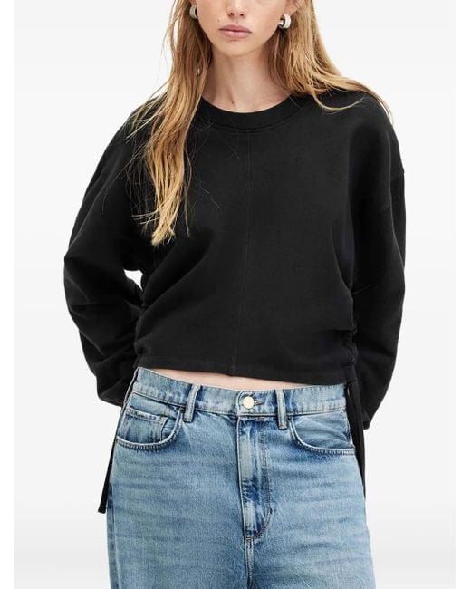 Mira drawstring-detail sweatshirt AllSaints de color Black