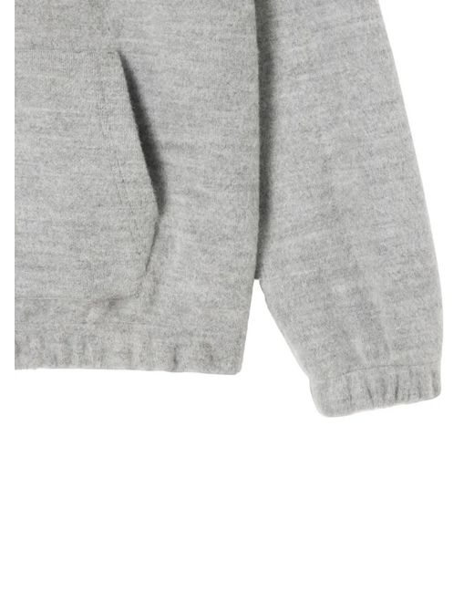 Lacoste Gray Long-Sleeve Pocket Hoodie for men