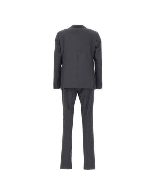 Corneliani Gray Single-Breasted Two-Button Suit for men