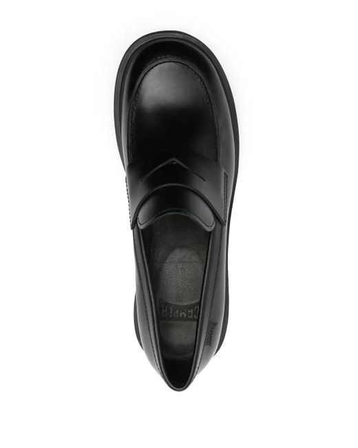 Camper Black Moccasins