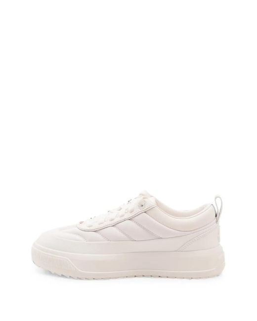 Moncler White Altive Quilted Sneakers