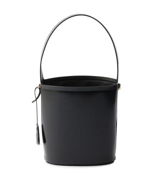 Prada Black Mini Leather Bucket Bag