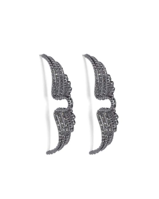 Zadig & Voltaire Blue Rock Piercing Earrings