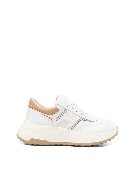 Hogan White H669 Allacciato H Impunture